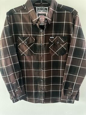 Dixxon Flannel Pantera Cowboys From Hell Flannel Women’s Unisex fit Large Brown